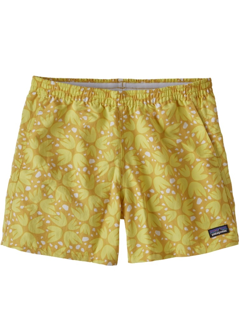 Patagonia Yellow Floral Women’s Shorts Baggies Sz L